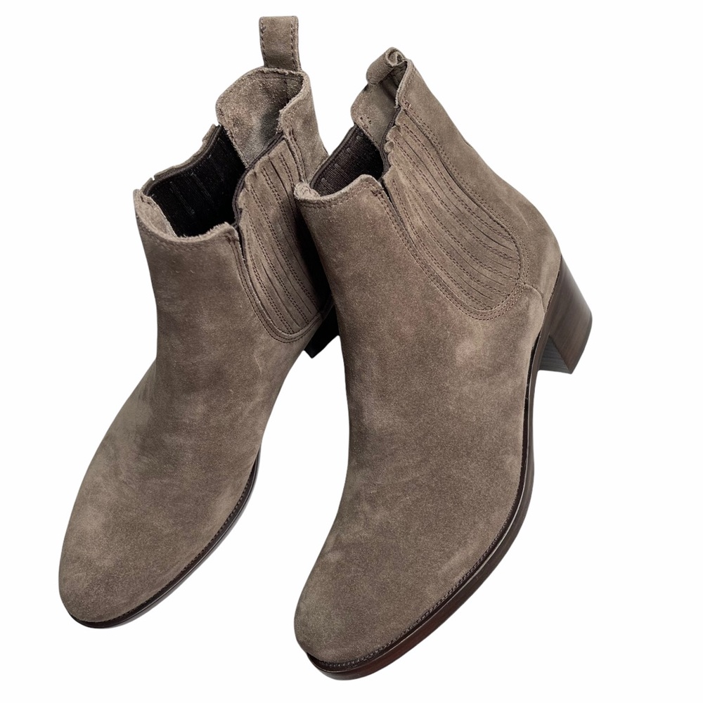 Ankle Boots Light Brown Suede Size 8.5